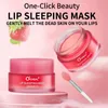 Lip Plumper 123 piezas Mantenimiento nocturno para dormir Crema hidratante con brillo blanqueador Reparación antienvejecimiento Máscara de labios Bálsamo ocheal 231207