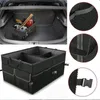 SUV Trunk Storage Organizer, Collapsible Multi Compartment, Non Slip Bottom, Adjustable Securing Straps, Foldable Cover