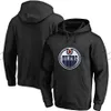 Sudadera con capucha personalizada de Edmonton Oilers, jersey con capucha, cualquier nombre, número, sudadera con capucha de Hockey cosida en blanco