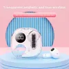 New Transparent Apro 138 Auriculares Inalambricos Bluetooth 5.3 True Tws Wireless Earbuds Apro138 Earphone with LCD Display