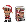 Action Toy Figures Pop Five Nights at s Fnaf Bear SANTA Game Figure At Security Breach Model Kids 231206