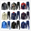 23 24マルセイユの男性キッズトラックスーツサッカージャケットセット生存2023 2024 ommaillot milik milik payet paris football full zip psgeジャケットトレーニングスーツジョギング