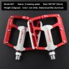 Pedali bici 3 cuscinetti Pedale bici Ultraleggero antiscivolo Lega di alluminio CNC BMX MTB Pedale bici da strada Ciclismo Cuscinetti sigillati Accessori bici 231207