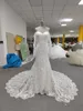 Graceful Strapless Lace Wedding Style Romantic Mermaid Dress For Bride Classic Floor-length Bridal Gown Vestido De Novia