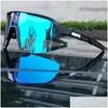 Outdoor Eyewear 100S3 New Windproof Eye Protection Goggles Motorcycle Mountain Bike Running Mountaineering Cycling Glasses T230420 Dro Dhnhm