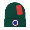 Designer Winter Gebreide Muts Wollen Muts Mannen Vrouwen Grof Gebreid Dik Warm Nepbont Pom Mutsen Hoeden Vrouwelijke Motorkap Beanie Caps 22 Kleuren B-2