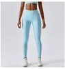 Leggings Femmes Femmes Legging sans couture Nylon doux élastique Gym Push Up Leggins Sports de plein air Entraînement Pantalon de yoga Top Qualité