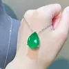 Necklace Earrings Set SoLive Streaming Of Emerald Paraiba Pear Shaped Earring Pendants Wholesale Minimalist Women's Pendant Manufacturers