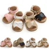 Sandales Summer Baby Boy Girl Préwalker Born Kids Le cuir Solide Sole Cribe Chaussures