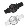 Wristwatches 2 Pcs Watch Women Casual Quartz Lady Decor Diamond Imitation Strap Women's