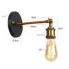 Wall Lamp Vintage Sconce Lights Fixture LED Bedside Retro Lamps Industrial Decor Living Dining Room Bedroom Lighting