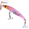 Przynęty przynęty jerkbait minnowsko wędkarstwo Przynęta twarda plastikowa przynęta sztuczna bas szczupa abs wobbler dla rybnych haczyków Crankbait 3D Eye Sea 1pcs 231207