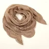 Шарфы с цветочной вышивкой, квадратный шарф, женский элегантный платок-хиджаб, повязка на голову, тюрбан, шали, легкий дышащий шарф