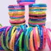 100pcs Party bag s Lovely Top Mixed Men Women Beautiful Silicone Bracelets Children Amazing Wristbands Fashion Jewelry NEW6881056