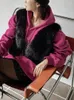 Damesbont Koreaanse mode meisjes faux vest winter lente ontwerp mouwloze warme jas voor dame Casaul