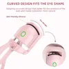Ögonfrans curler elektriska ögonfransar curler USB laddningsbar snabb uppvärmning långvarig curlingeffekt bärbara ögonfranskurlers med 2 nivå 231202