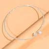 Collier ras du cou en strass pour femmes, collier en forme de cœur, Simple, couples ouverts, accessoires de bijoux