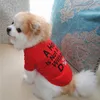 T-shirt a maniche corte per cani da compagnia con motivo a lettera dolce estivo T-shirt per cuccioli di animali Cani Gatti Teddy T-shirt Abbigliamento Capispalla Abiti S