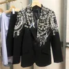 Damespakken Blazers Blazers faits la main avec biscuits pour femmes vestes de fete elegantes blazer imbibe luxe cadeau de nouveau 2024 5000 231205