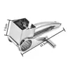 Cheese Tools Holaroom Stainless Steel Cheese Slicer Shredder 4 Drums Blades Cheese Cutter Rotary Cheese Grater Butter Cutter Kitchen Gadgets 231206