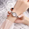 Wristwatches Lady Fashion Casual Watches Women Luxury Crystal Bracelet Wotches Steel Band Girl Quartz Clock Gifts Female Gold Time Cute Hour