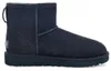 Ręcznie wykonana mody damskiej mody retro ciepłe buty śnieżne swobodny buty UG klasyczny mini II „Blue Grey” 1016222-Sngh