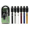 Vertex Law Preheat Battery 350mAh Justerbar spänning Vape Batterier Blister Package USB Charger Kits för 510 trådkassettpenna