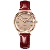 montre de designer montres Baida aubergine nouvelle étanche lumineuse femme étudiante mode coréenne double calendrier quartz ultra-mince