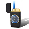 Windproof Butane No Gas Lighters Turbo Unusual Metal Watch Men's Gadget Gift Cigarette Cigar