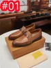 Alta qualità 2023 Scarpe da uomo Scarpe da sera formali Masculino Vera pelle elegante Scarpe da abito nere Designer Uomo Casual Mocassini da ufficio taglia grande 38-47