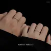 Cluster Ringe Mode Surround Förmigen Finger Für Frauen Glänzende Kristall Hochzeit Party Braut Einstellbare Schmuck Geschenk Paar