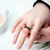 Designer Mode Angst Zappeln Edelstahl Spinner Ringe für Männer Männlich Schwarz Drehen Ring für Frauen Anti Stress Zubehör Schmuck geschenk