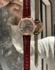 Boutique Women's Watch Designer Watch Noble Elegant Leather Strap Importerad Quartz Movement Waterproof Gift Women's Watch