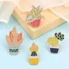 Spille 3-9 pezzi Art Origami Spilla animale Set Taiji Koi Pesce Smalto Spille Creative Zainetto Matite Distintivo Pecora Cactus Pianta Pin Gioielli