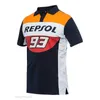 T-shirts pour hommes Vêtements de course 2023 Nouvel uniforme de l'équipe Alpha Romeo F1 Racing Polo à manches courtes pour hommes Costume de voiture Op4j