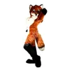 Halloween raposa mascote traje adulto tamanho dos desenhos animados anime tema personagem carnaval masculino feminino vestido de natal fantasia desempenho vestido de festa