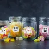 선물 랩 500pcs/롤 할로윈 라운드 셀프 접착 용지 수제 포장 레이블 스티커 파티 파티 키