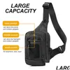 Sacos ao ar livre Tactical Shoder Bag Militray Sling Crossbody Caça Peito Pacote Escondido Gun Carry Bolsa Handgun Coldre Cam Drop Delive Dhxth