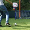 Bollar Barnens utomhussportfotboll Mål Två-i-en-kostym Pojkar och flickor Basketboll Stand Portable Football Goal Plastic Toy Mini 231206