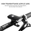 Bisiklet ışıkları 2pcs ışık seti LED USB şarj edilebilir 300 lümen 3 mod bisiklet lambası mtb yol ön ve kuyruk el feneri 231206