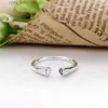 Solitaire Ring High Quality 925 Sterling Silver Pan Classic Bow Ring With Original Heart Woman Jewelry Gift YQ231207