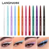 Ögonskugga/foderkombination Langmanni 12st/set matt färg flytande eyeliner penna långvarig vattentät lätt att bära hög pigment ögonfoder penna 231207