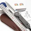 Chris Reeve Sebenza 21/25 Titanium Zakmes Tanto D2/S35VN blade Outdoor Camping EDC survival jachtmes tool