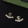 Designer Brand Ear Stud Gold Vintage Earring Mensh Mens Womens Luxury Crystal Earring Ladies Weddings Parties Gifts Party Jewelry Ear Studs