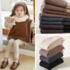 Trousers 2023 Autumn Winter Baby Girls Pant Cotton Warm Leggings Children s Velvet Pants Solid Kids Clothes Korean Style 231207