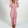 Mulheres Robe Moda Onesies Fleece Pijamas Geral Plus Size Hood Define Pijamas para Mulheres Adulto para Inverno Pijamas Quentes Mulheres S-5XL 231206