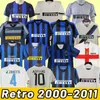 قمصان كرة القدم الرجعية inter figo sneijder milito milans ibrahimouic قميص كرة القدم خمر Ronaldo 01 02 03 04 07 08 08 09 10 11 2001 2002 2004 2004 2008 2010 2011