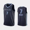 Memphis''Grizzlies''men Brandon Clarke Ja Morant Jaren Dillon Brooks Jonas Valanciunas Navy Custom Icon Ikon Jersey