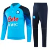 23 24 Napoli Soccer Tracksuits Naples 2023 2024 Zielinski Anguissa Olivera Kvaratskhelia Osimhen Fabian Lozano Trackies Hoodies Veste à manches longues