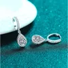Hot Selling Women's Water Drop Earrings 925 Sterling Silver Moissanite Diamond Vvs Wholesale